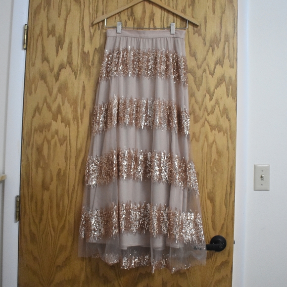 Anthropologie Eva Franco Revelry Skirt Sequin - Picture 3 of 6